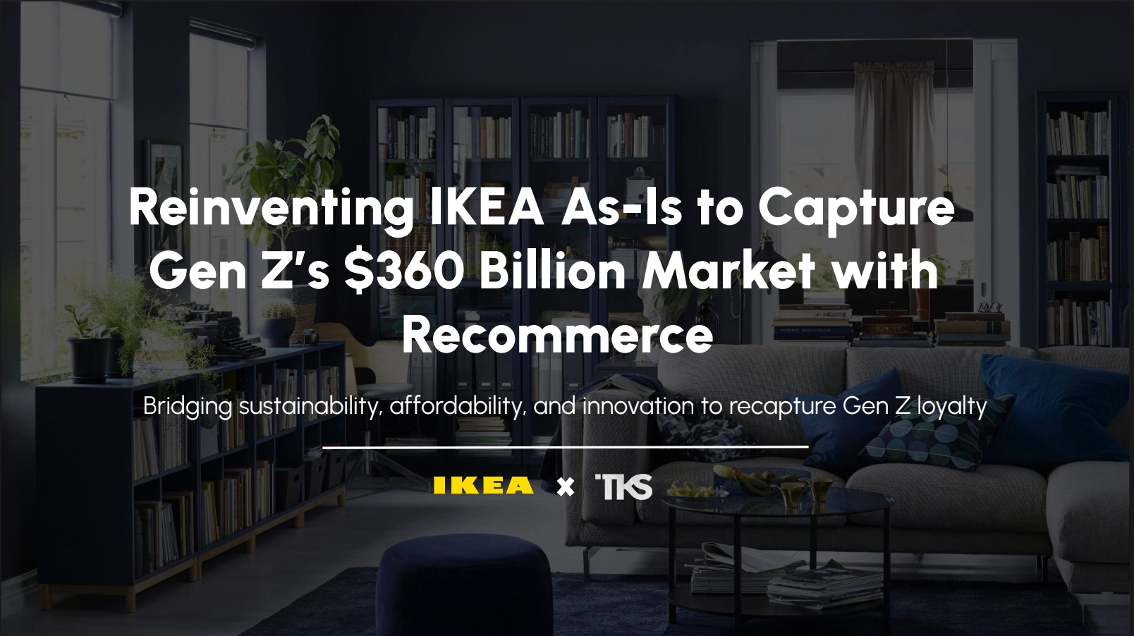 IKEA recommerce pitch deck cover