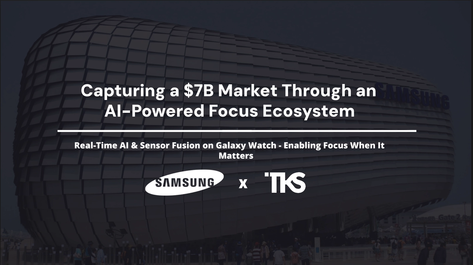 Samsung Galaxy Focus pitch deck cover