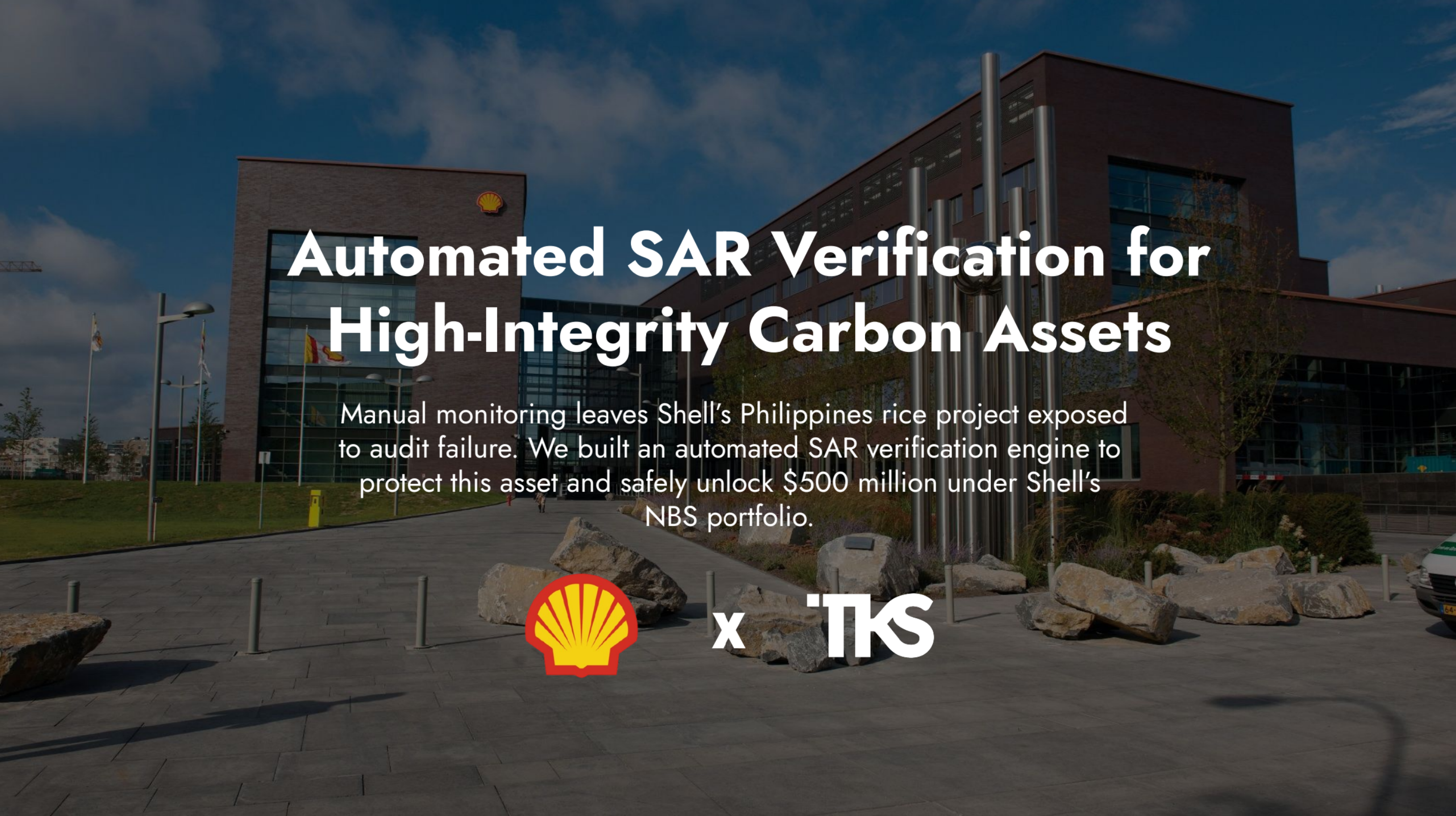 Shell SAR verification pitch deck cover